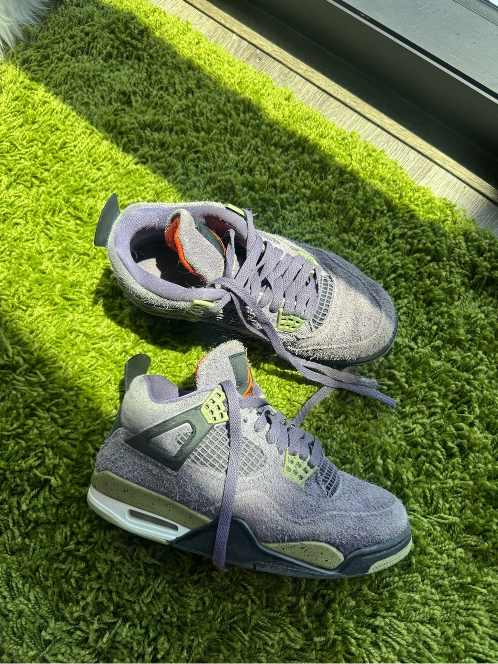 Jordan Purple Suede Sneakers